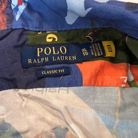 BNWT POLO RALPH LAUREN “R.L. RIDING ACADEMY/N.Y. HORSE SHOW” BUTTON UP SZ: XL - Picture 6 of 7